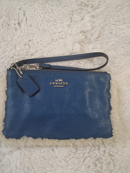 Coach Handbags - Coach Shearling Wristlet
